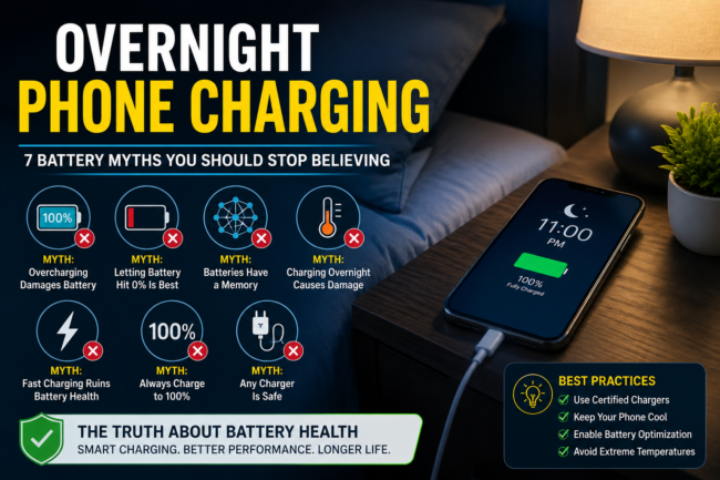 Overnight Phone Charging